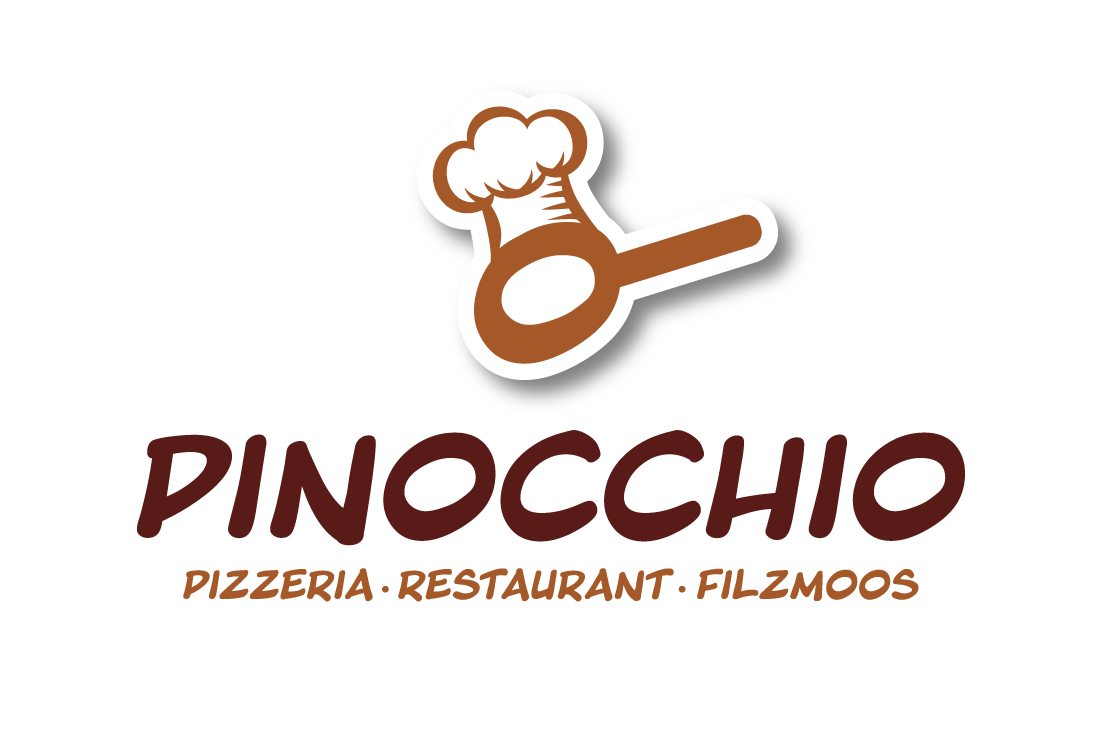 Neues Logo der Pizzeria und Restaurant Pinocchio in Filzmoos