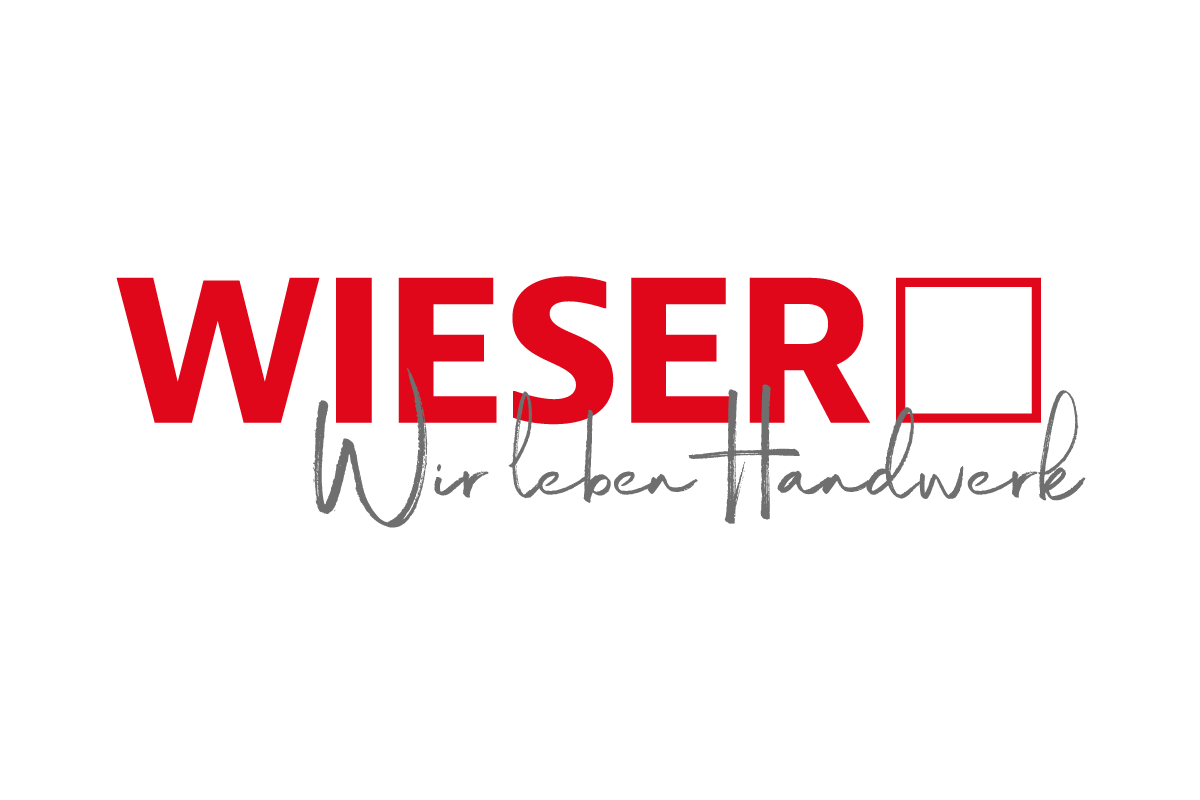 Logo Redesign für WIESER Handwerk GmbH mit Sitz in Gröbming